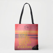 "Doe er alles aan om in vrede te leven met Tote Bag (Voorkant)