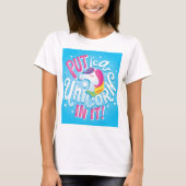 Doe er een Unicorn in! T-shirt (Voorkant)