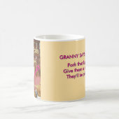 Doe er een vork in! Fuchsia reeks Koffiemok (Center)