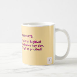 Doe er een vork in! Fuchsia reeks Koffiemok