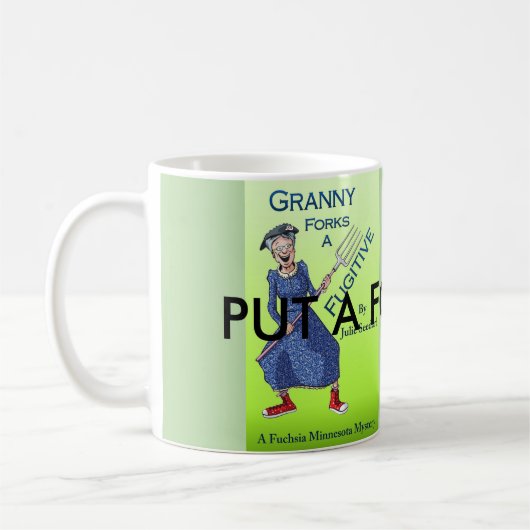 Doe er een vork in! Fuchsia-reeks Koffiemok (Links)