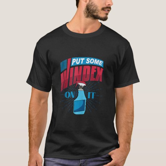 DOE ER WAT WINDEX OP T-shirt (Voorkant)