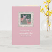 Doe & Fawn "Impressionist" Grootmoeder Verjaardag Kaart (Gele Bloem)