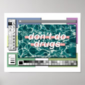 Doe geen drugs:( poster (Voorkant)