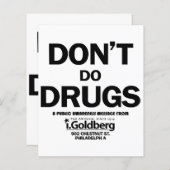 Doe geen drugs zoals je op Bernard Summer ziet (Voorkant / Achterkant)