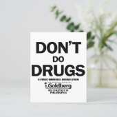 Doe geen drugs zoals je op Bernard Summer ziet (Staand voorkant)