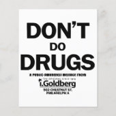 Doe geen drugs zoals je op Bernard Summer ziet (Achterkant)