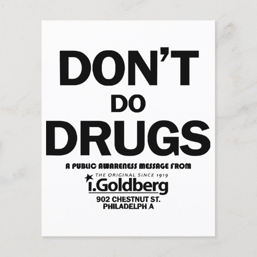 Doe geen drugs zoals je op Bernard Summer ziet (Voorkant)