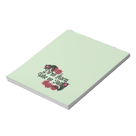 Doe geen Harm Notitieblok (Linkerzijde)