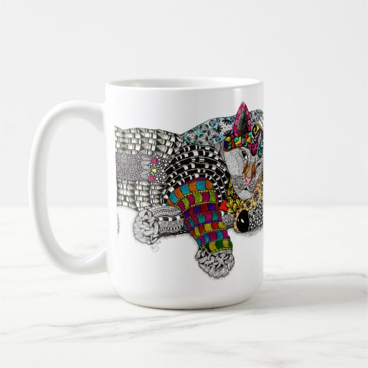 Doe geen Mok met Dog en Cat (Links)