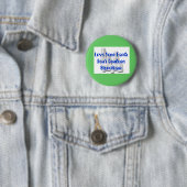 Doe geen piepschuim ronde button 5,7 cm (In situ)