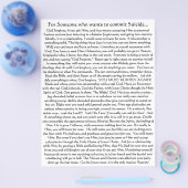 Doe geen zelfmoord! Flyer (Enkel)