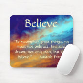 Doe geweldige dingen! Mousepad Muismat (Met muis)