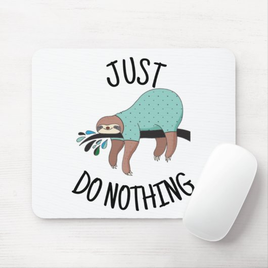 Doe gewoon niets muismat (Met muis)