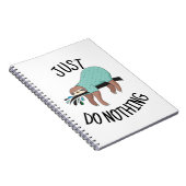 Doe gewoon niets notitieboek (Rechterzijde)