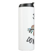 Doe gewoon niets thermosbeker (Gedraaid links)