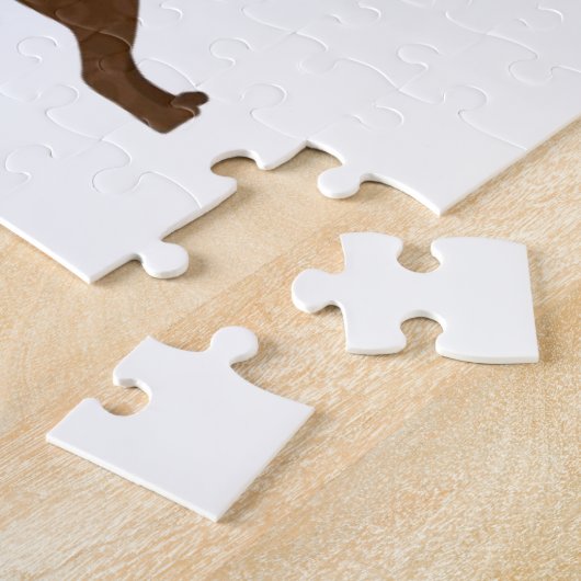Doe goed - Service Dog - Chocolate Lab Legpuzzel (Zijkant)