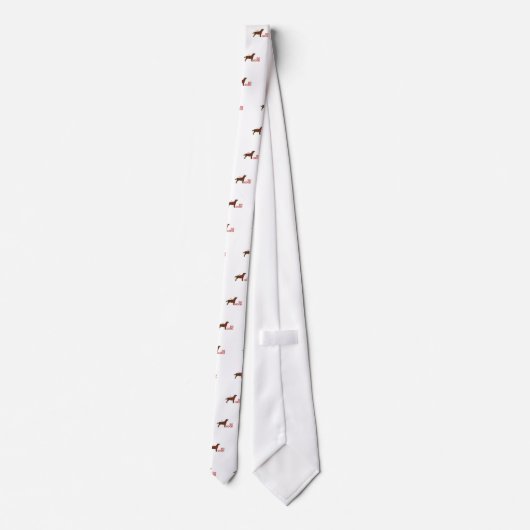 Doe goed - Service Dog - Chocolate Lab Stropdas (Achterkant)