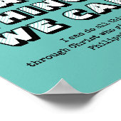 DOE HARDE DINGEN DIE WE KUNNEN | MOTIVATIE CHRISTE POSTER (Hoek)