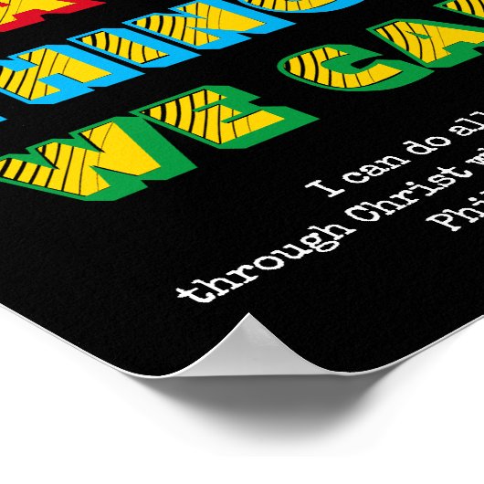 DOE HARDE DINGEN DIE WE KUNNEN | MOTIVATIE CHRISTE POSTER (Hoek)