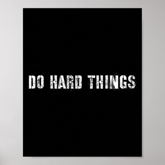 Doe Harde Dingen Moeilijk Poster (Voorkant)