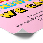 DOE HARDE DINGEN WE KUNNEN Filippijnen 4:13 Christ Poster (Hoek)