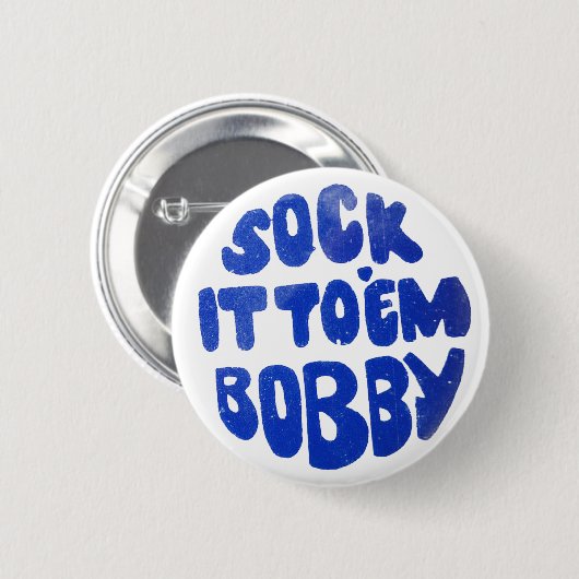 Doe het aan mij Bobby Ronde Button 5,7 Cm (Voorkant /achterkant)