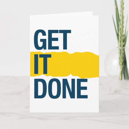 Doe het af bedankkaart (Voorkant)