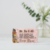 Doe het allemaal Handyman Visitekaartje (Staand voorkant)