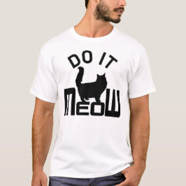 doe het alsof het grappige kattenliefhebber is t-shirt