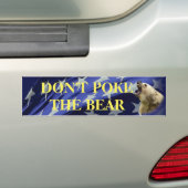 Doe het Beer niet Bumpersticker (Op auto)