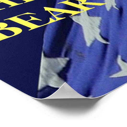 Doe het Beer niet Poster (Hoek)