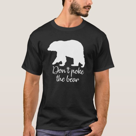 Doe het beer T-shirt Trending niet mee (Voorkant)