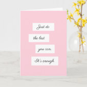 Doe het beste dat je kunt kaart (Gele Bloem)