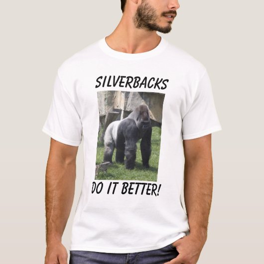 Doe het beter, Silverbacks T-shirt (Voorkant)