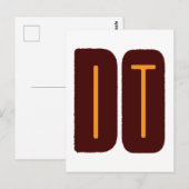 doe het briefkaart (Voorkant / Achterkant)