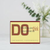 Doe het briefkaart (Staand voorkant)