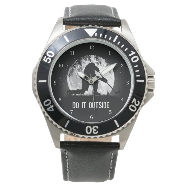 Doe het buiten (Hockey) Horloge (Voorkant)