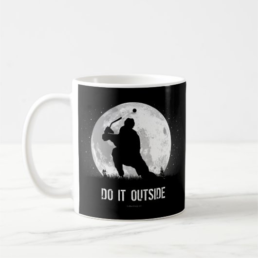 Doe het buiten (Hockey) koffie Mok (Links)