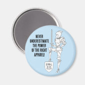 "Doe het complete harnas aan"  Magneet (Voorkant / Achterkant)