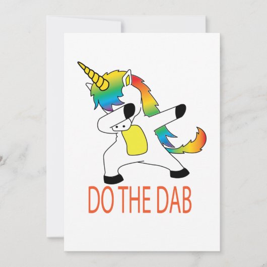 DOE HET DAB/UNICORN SAVE THE DATE (Voorkant)