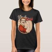 Doe Het, Dame Grappige Retro Aanmoedigings T-Shirt (Voorkant)