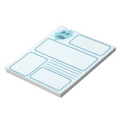 Doe het damesnotitieblok notitieblok (Linkerzijde)