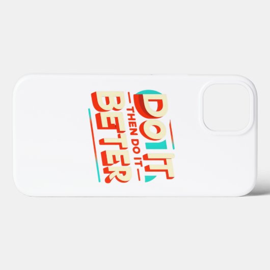 DOE HET DAN BETER Case-Mate iPhone CASE (Achterkant (horizontaal))