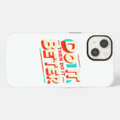 DOE HET DAN BETER iPhone HOESJE (Achterkant horizontaal)