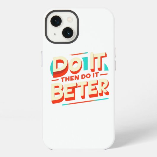 DOE HET DAN BETER iPhone HOESJE (Achterkant)