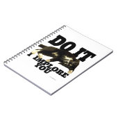 Doe het de Fotomotivatie van Tuxedo Cat Notitieboek (Linkerzijde)