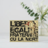 Doe het de Franse weg. Briefkaart (Staand voorkant)