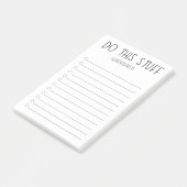 Doe Het Eventjes Later Post-it® Notes (Schuin)