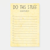 Doe Het Eventjes Later Post-it® Notes (Voorkant)